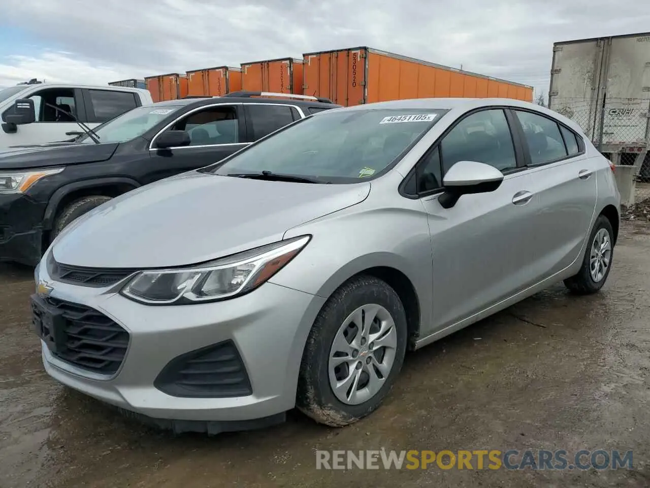 1 fotografías del automóvil dañado 3G1BC6SM8KS609778 CHEVROLET CRUZE 2019