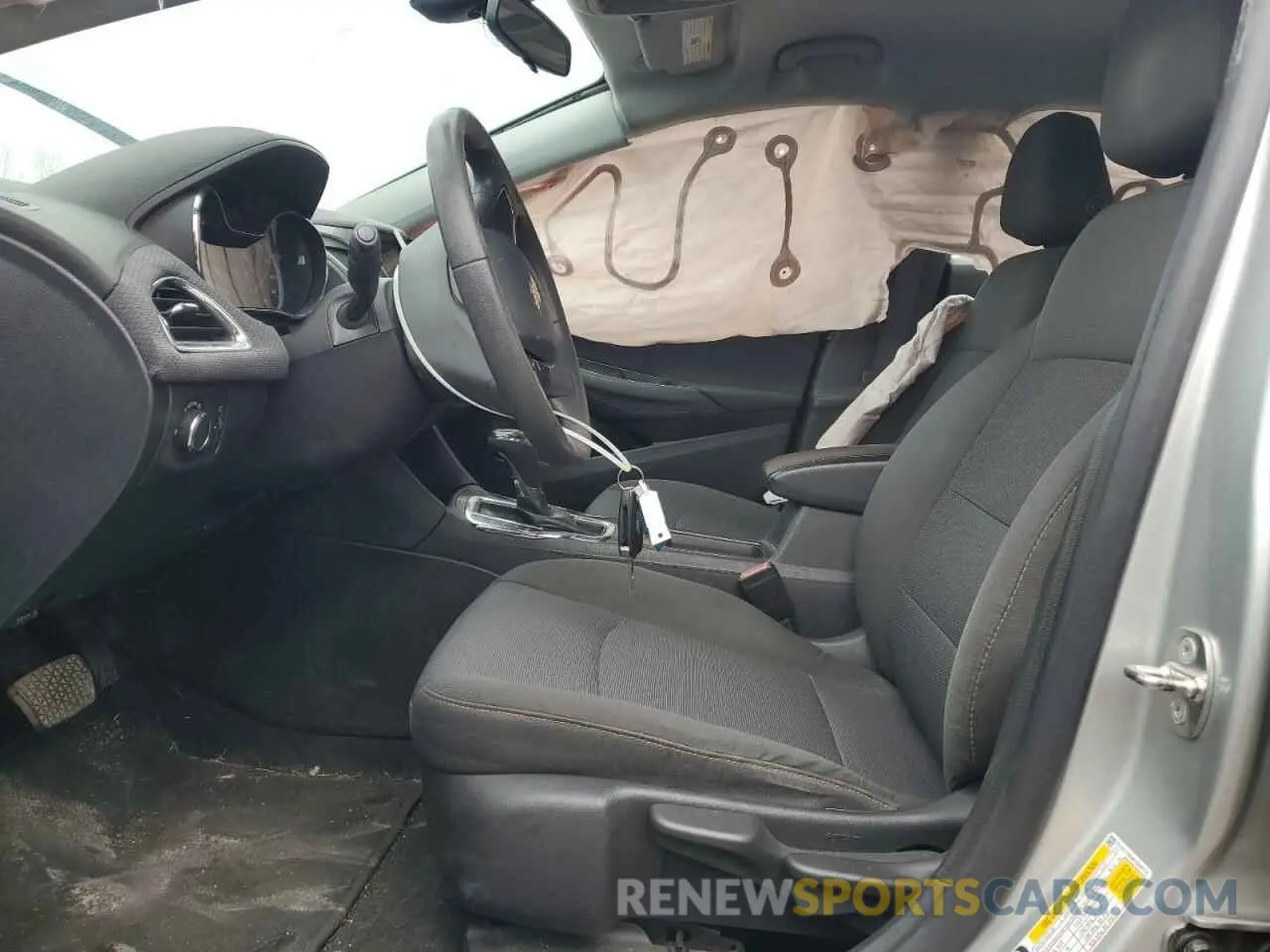 7 fotografías del automóvil dañado 3G1BC6SM8KS609778 CHEVROLET CRUZE 2019
