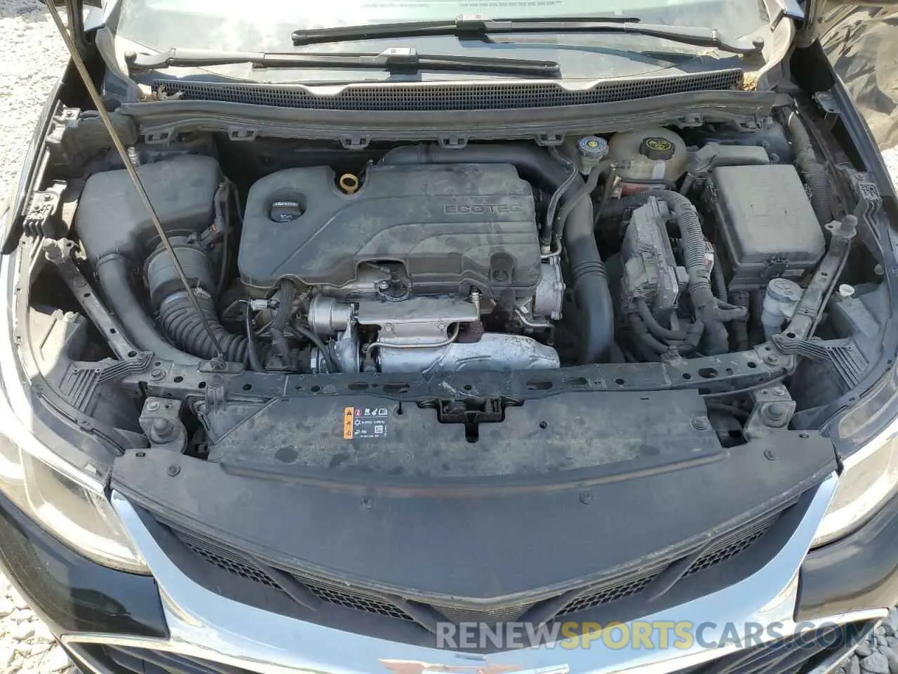 11 fotografías del automóvil dañado 3G1BC6SM8KS614639 CHEVROLET CRUZE 2019