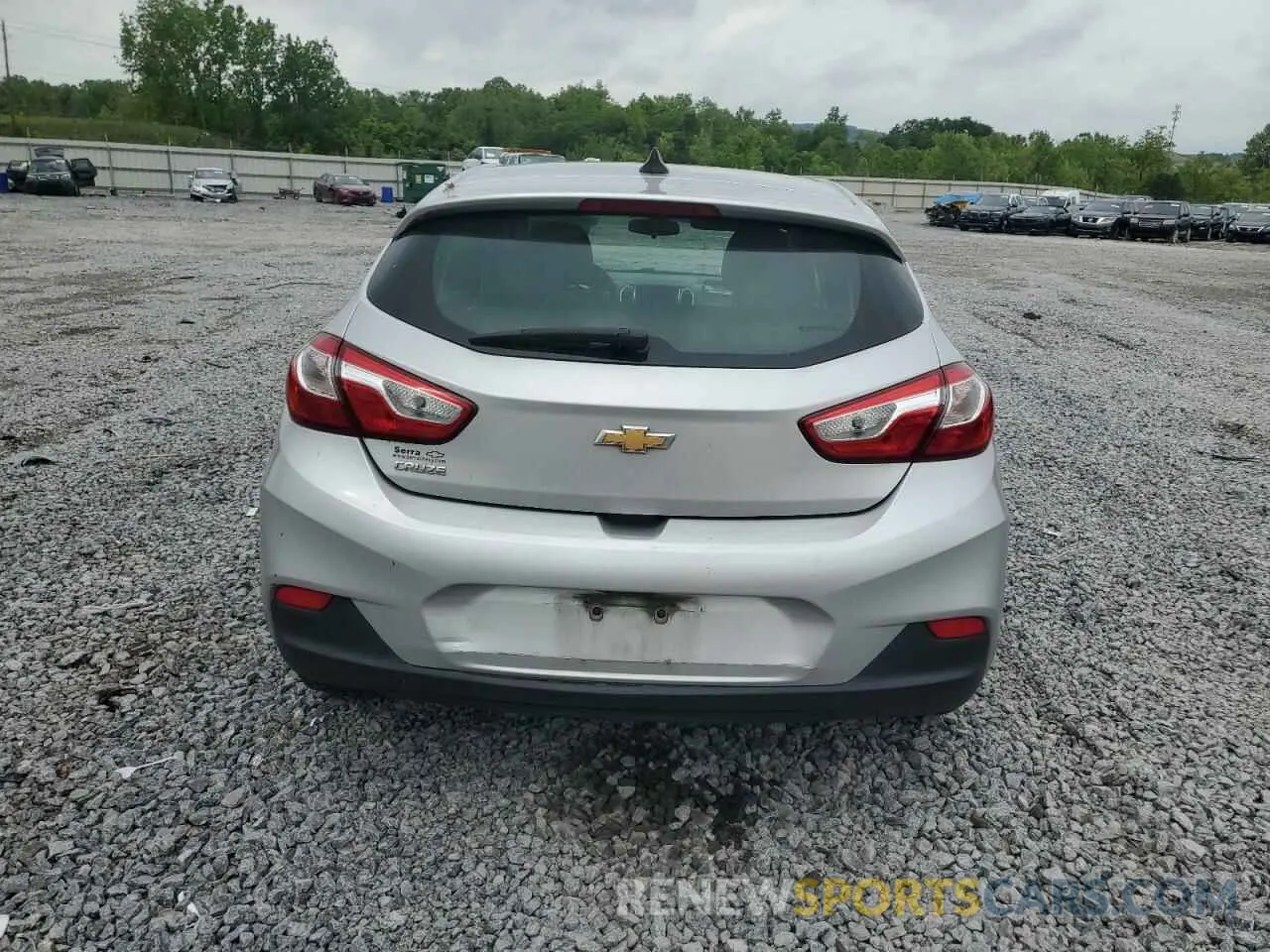 6 fotografías del automóvil dañado 3G1BC6SMXKS533058 CHEVROLET CRUZE 2019