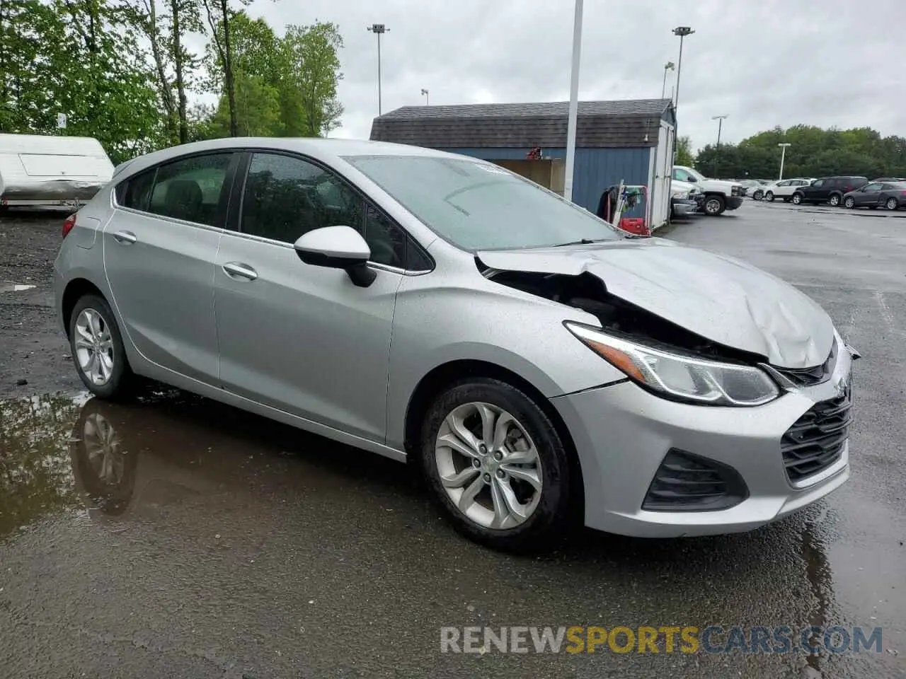 4 fotografías del automóvil dañado 3G1BE6SM1KS533749 CHEVROLET CRUZE 2019