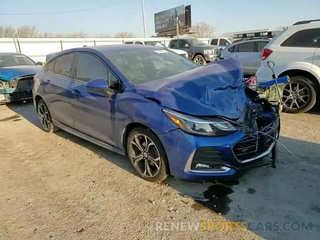 11 fotografías del automóvil dañado 3G1BE6SM1KS587469 CHEVROLET CRUZE 2019
