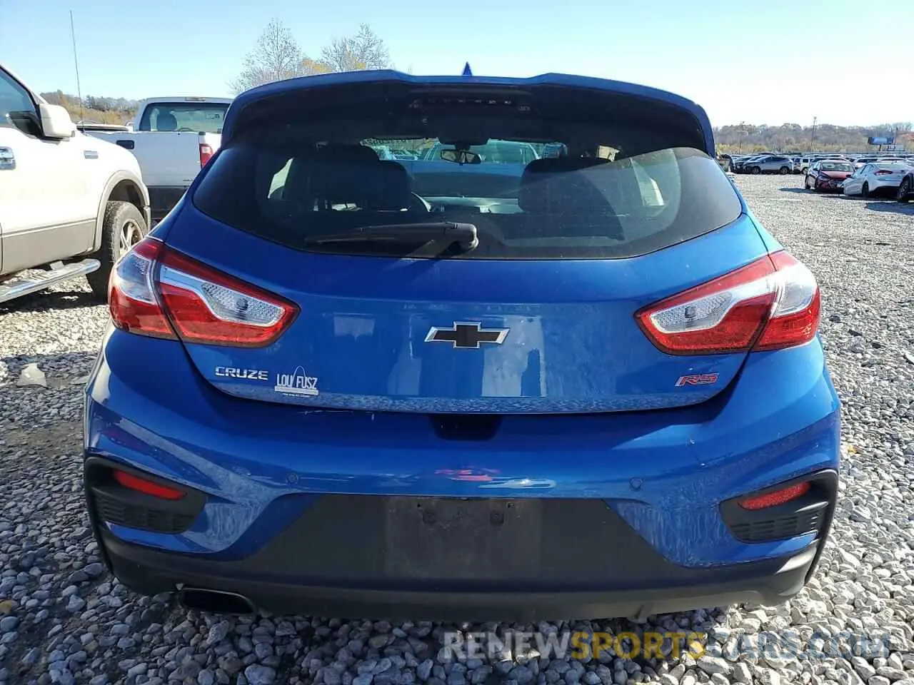 6 fotografías del automóvil dañado 3G1BE6SM2KS589022 CHEVROLET CRUZE 2019