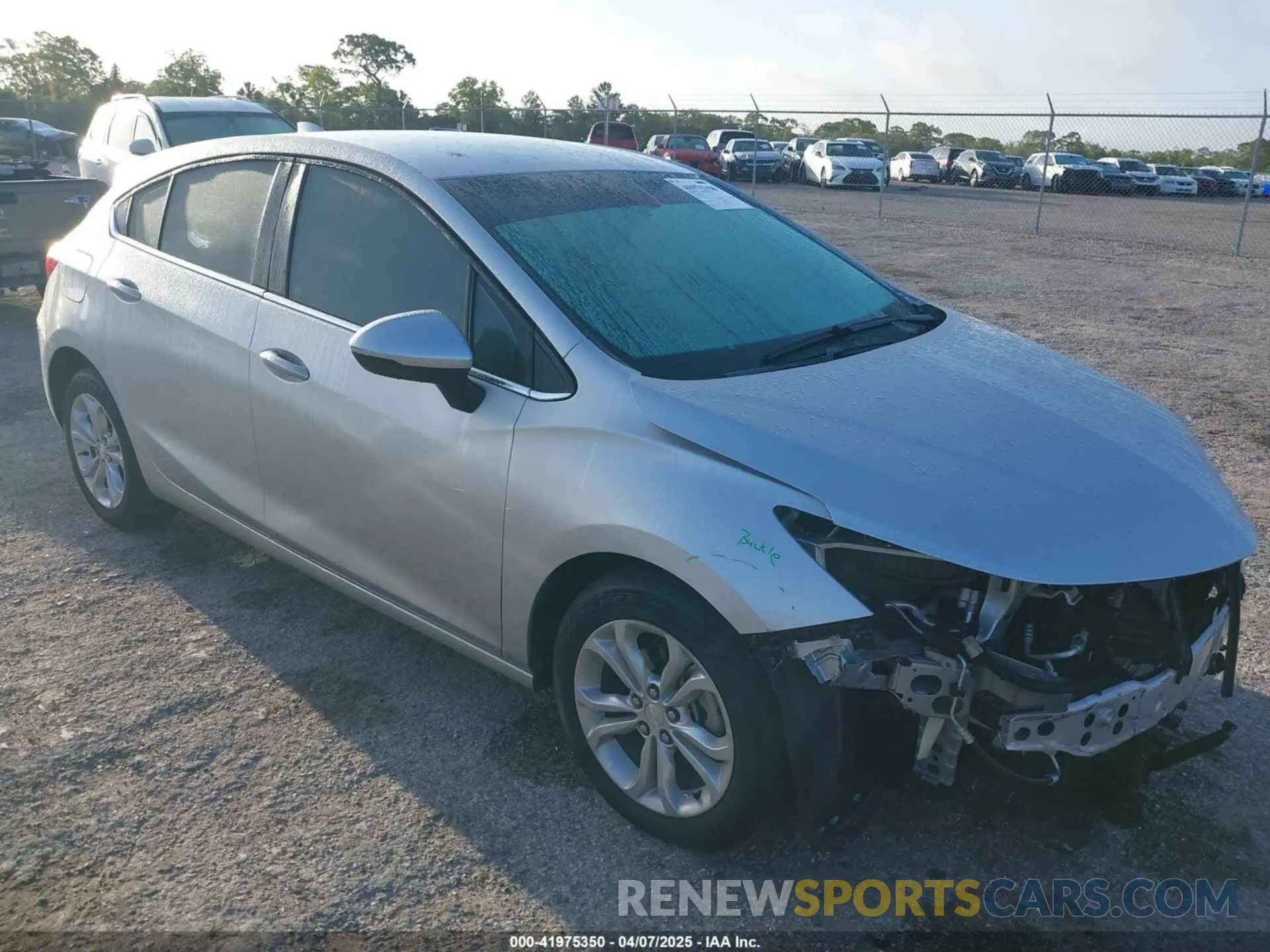 1 fotografías del automóvil dañado 3G1BE6SM3KS548527 CHEVROLET CRUZE 2019