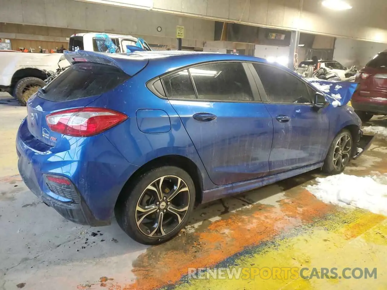 3 fotografías del automóvil dañado 3G1BE6SM3KS592091 CHEVROLET CRUZE 2019