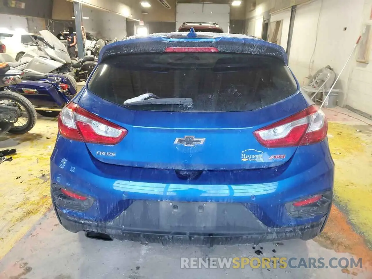 6 fotografías del automóvil dañado 3G1BE6SM3KS592091 CHEVROLET CRUZE 2019