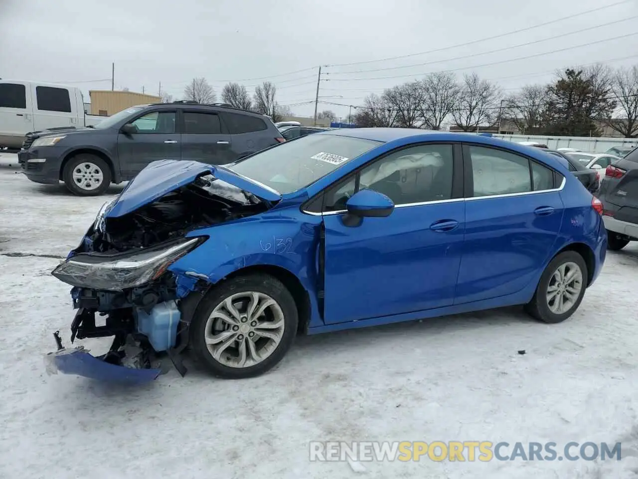 1 fotografías del automóvil dañado 3G1BE6SM4KS588700 CHEVROLET CRUZE 2019