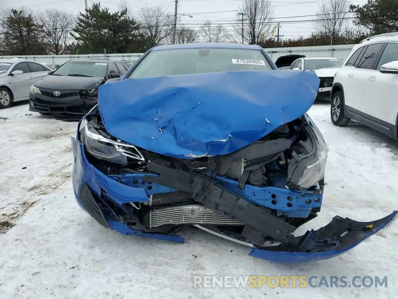 5 fotografías del automóvil dañado 3G1BE6SM4KS588700 CHEVROLET CRUZE 2019