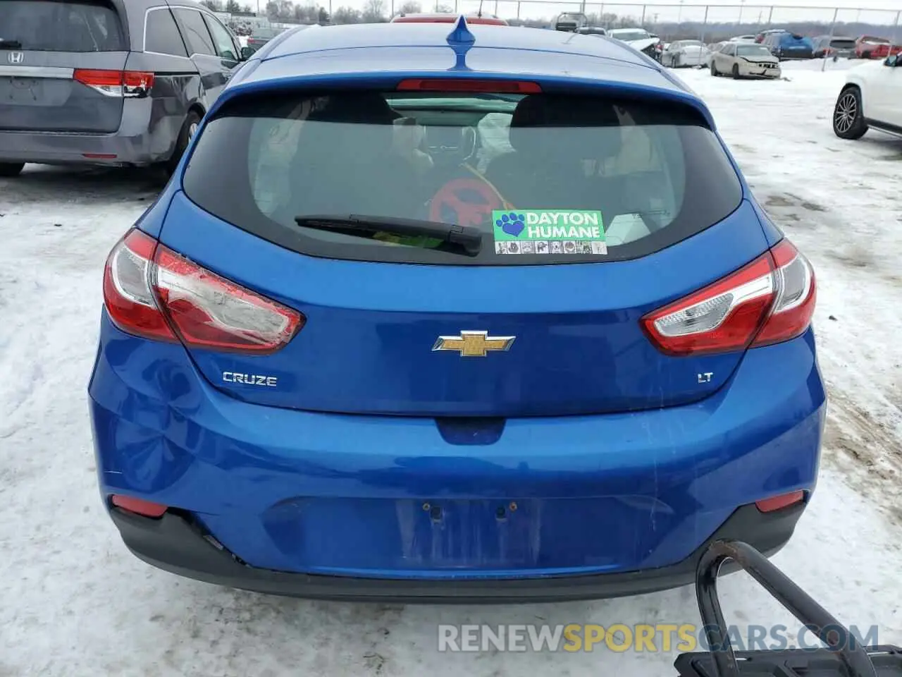 6 fotografías del automóvil dañado 3G1BE6SM4KS588700 CHEVROLET CRUZE 2019