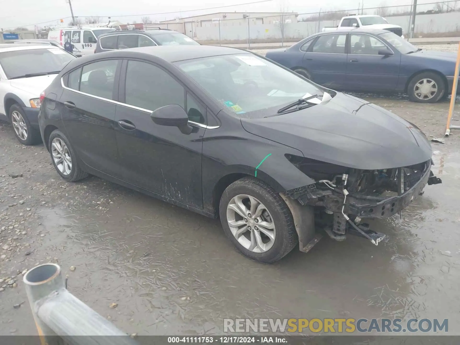 1 fotografías del automóvil dañado 3G1BE6SM6KS564012 CHEVROLET CRUZE 2019