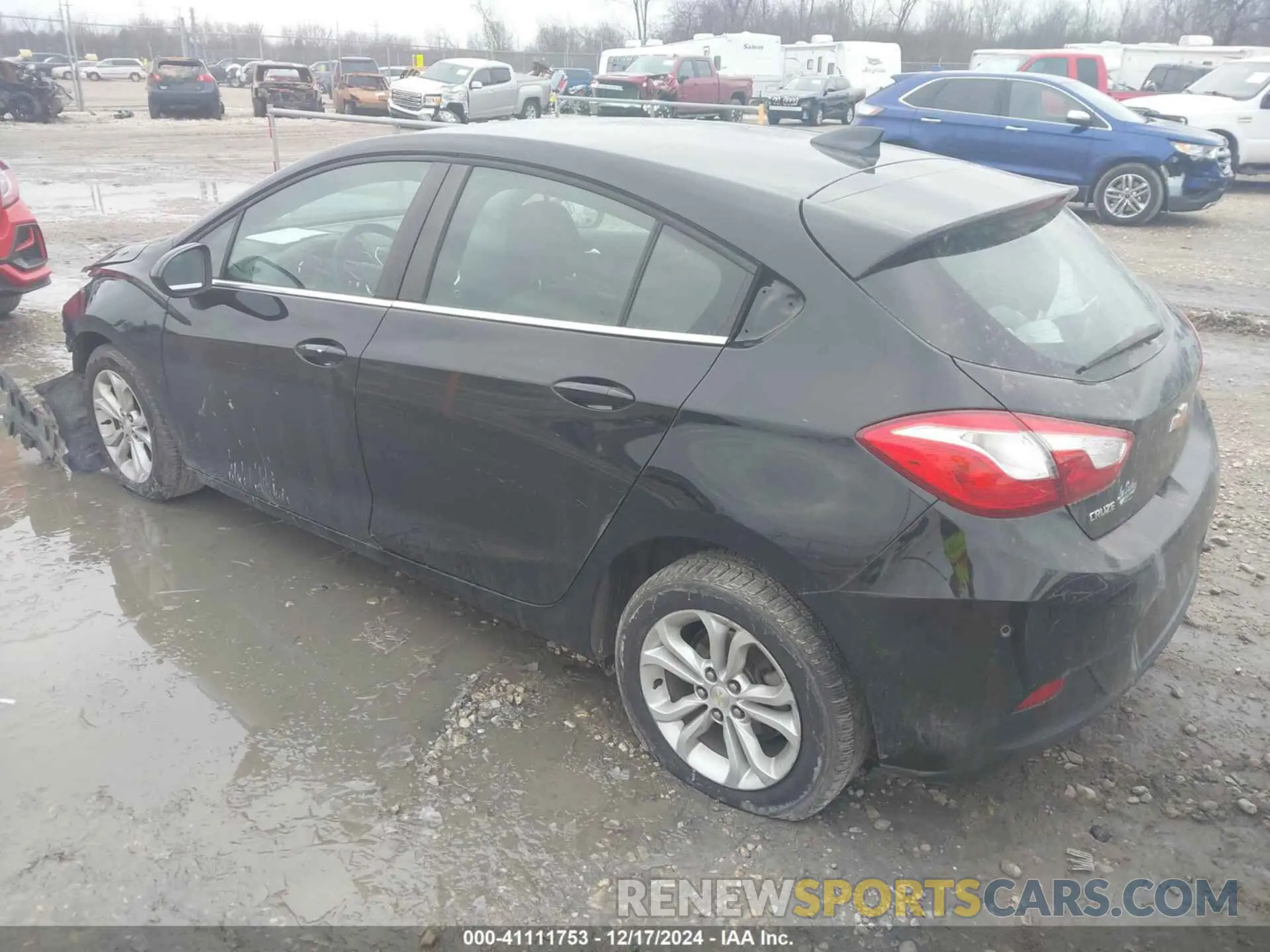 3 fotografías del automóvil dañado 3G1BE6SM6KS564012 CHEVROLET CRUZE 2019