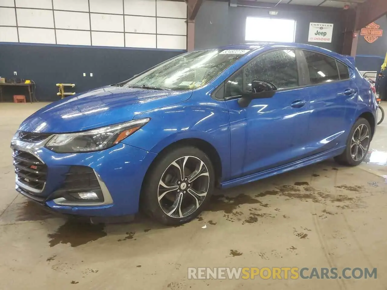 1 fotografías del automóvil dañado 3G1BE6SM7KS550328 CHEVROLET CRUZE 2019