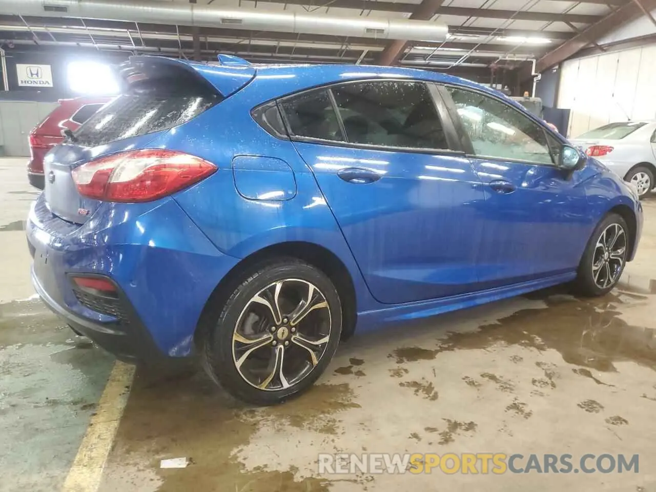 3 fotografías del automóvil dañado 3G1BE6SM7KS550328 CHEVROLET CRUZE 2019