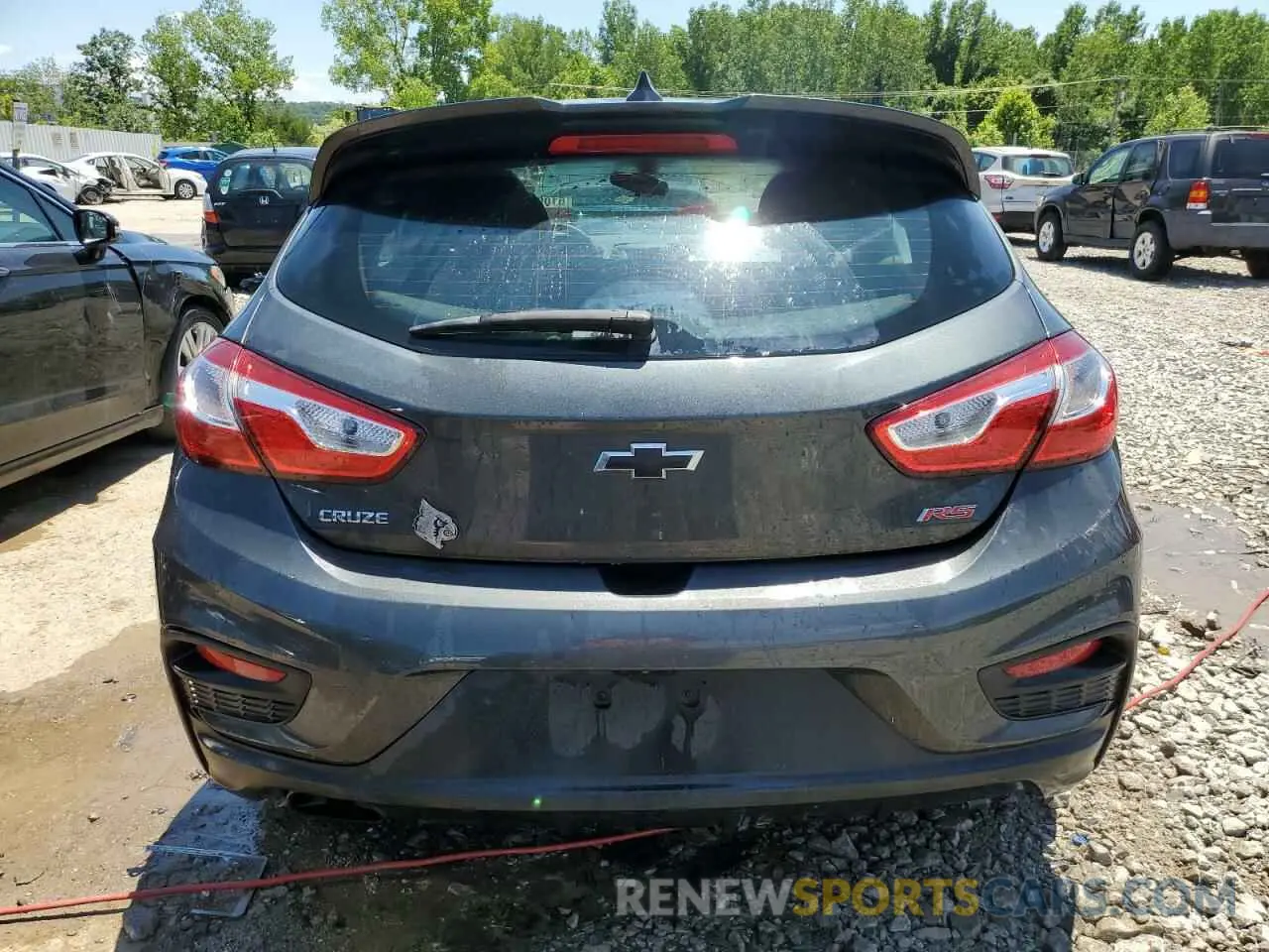 6 fotografías del automóvil dañado 3G1BE6SM8KS539239 CHEVROLET CRUZE 2019