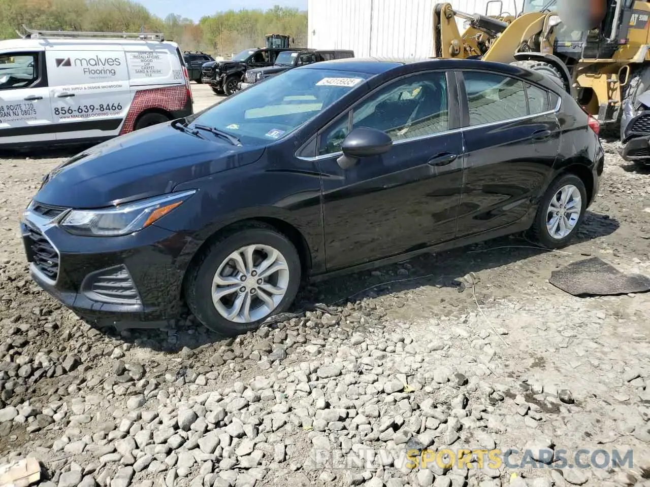 1 fotografías del automóvil dañado 3G1BE6SM8KS562617 CHEVROLET CRUZE 2019