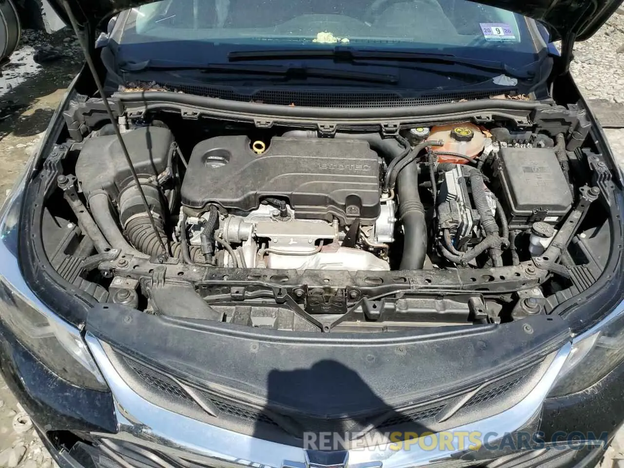 11 fotografías del automóvil dañado 3G1BE6SM8KS562617 CHEVROLET CRUZE 2019