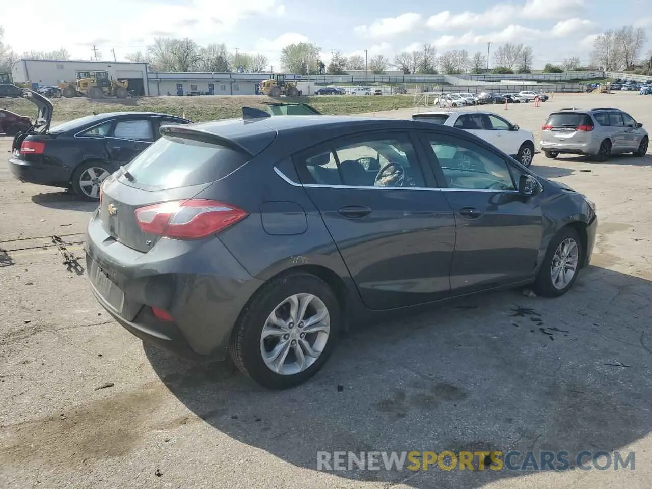 3 fotografías del automóvil dañado 3G1BE6SM8KS611041 CHEVROLET CRUZE 2019
