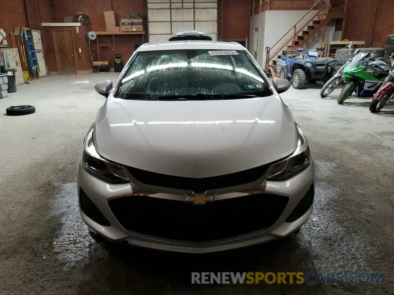 5 fotografías del automóvil dañado 3G1BE6SMXKS540988 CHEVROLET CRUZE 2019