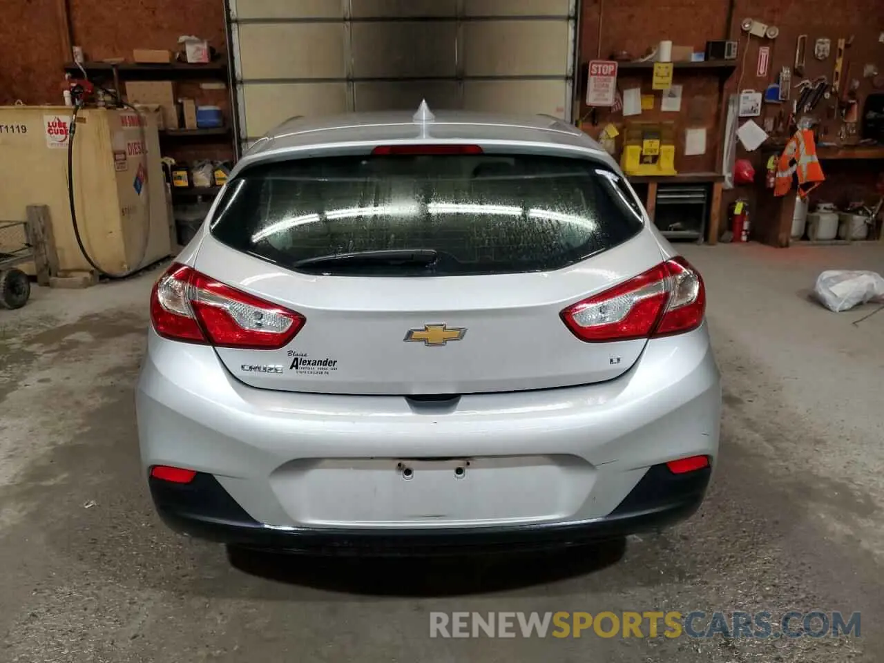 6 fotografías del automóvil dañado 3G1BE6SMXKS540988 CHEVROLET CRUZE 2019