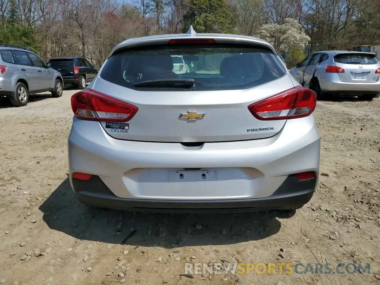 6 fotografías del automóvil dañado 3G1BF6SM1KS569549 CHEVROLET CRUZE 2019