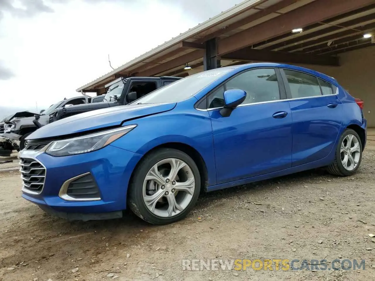 1 fotografías del automóvil dañado 3G1BF6SMXKS592215 CHEVROLET CRUZE 2019