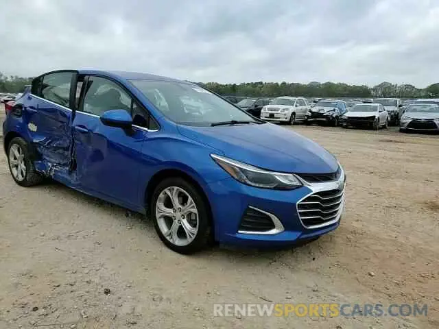 11 fotografías del automóvil dañado 3G1BF6SMXKS592215 CHEVROLET CRUZE 2019