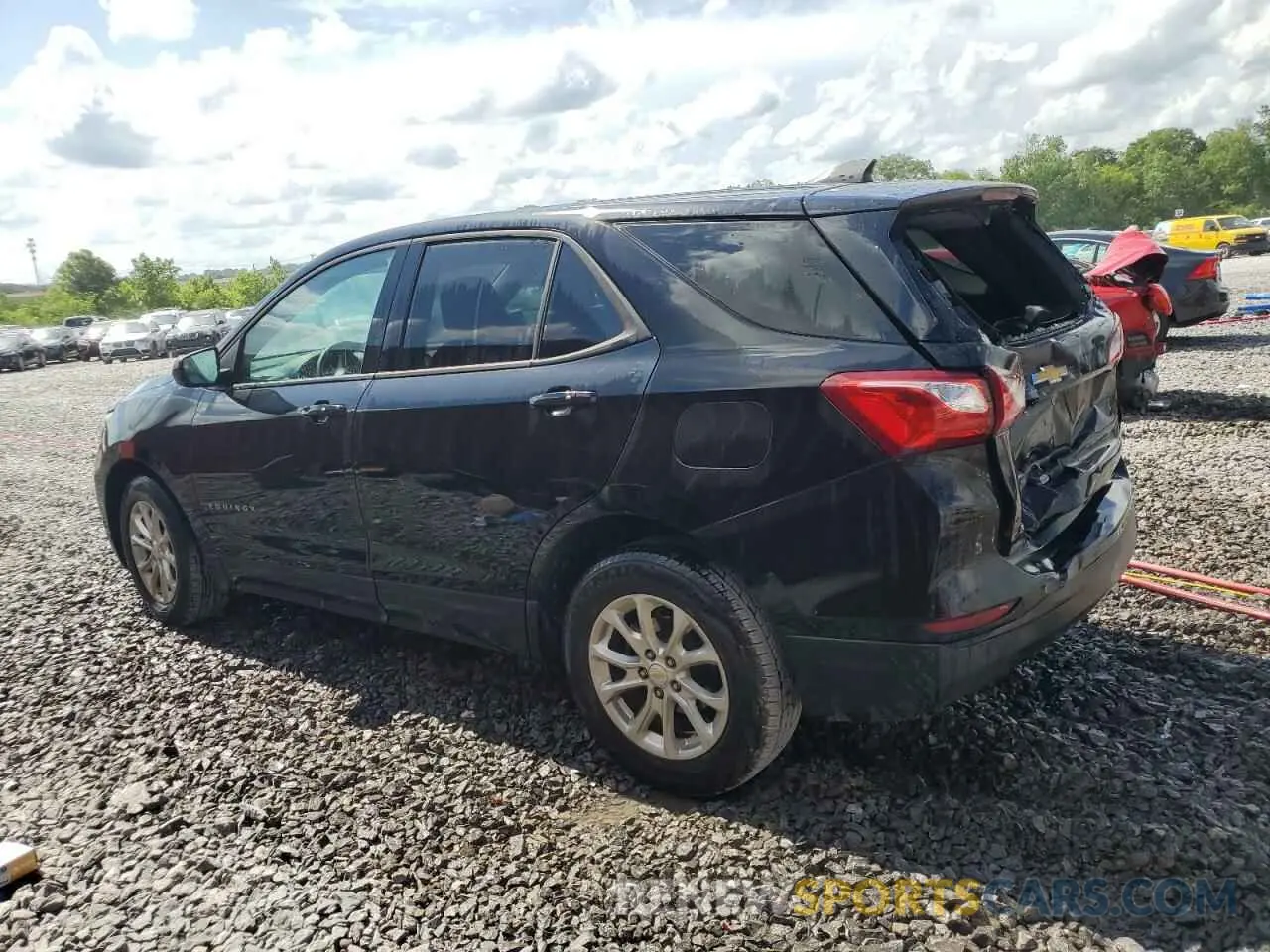 2 fotografías del automóvil dañado 2GNAXHEV0K6228598 CHEVROLET EQUINOX 2019