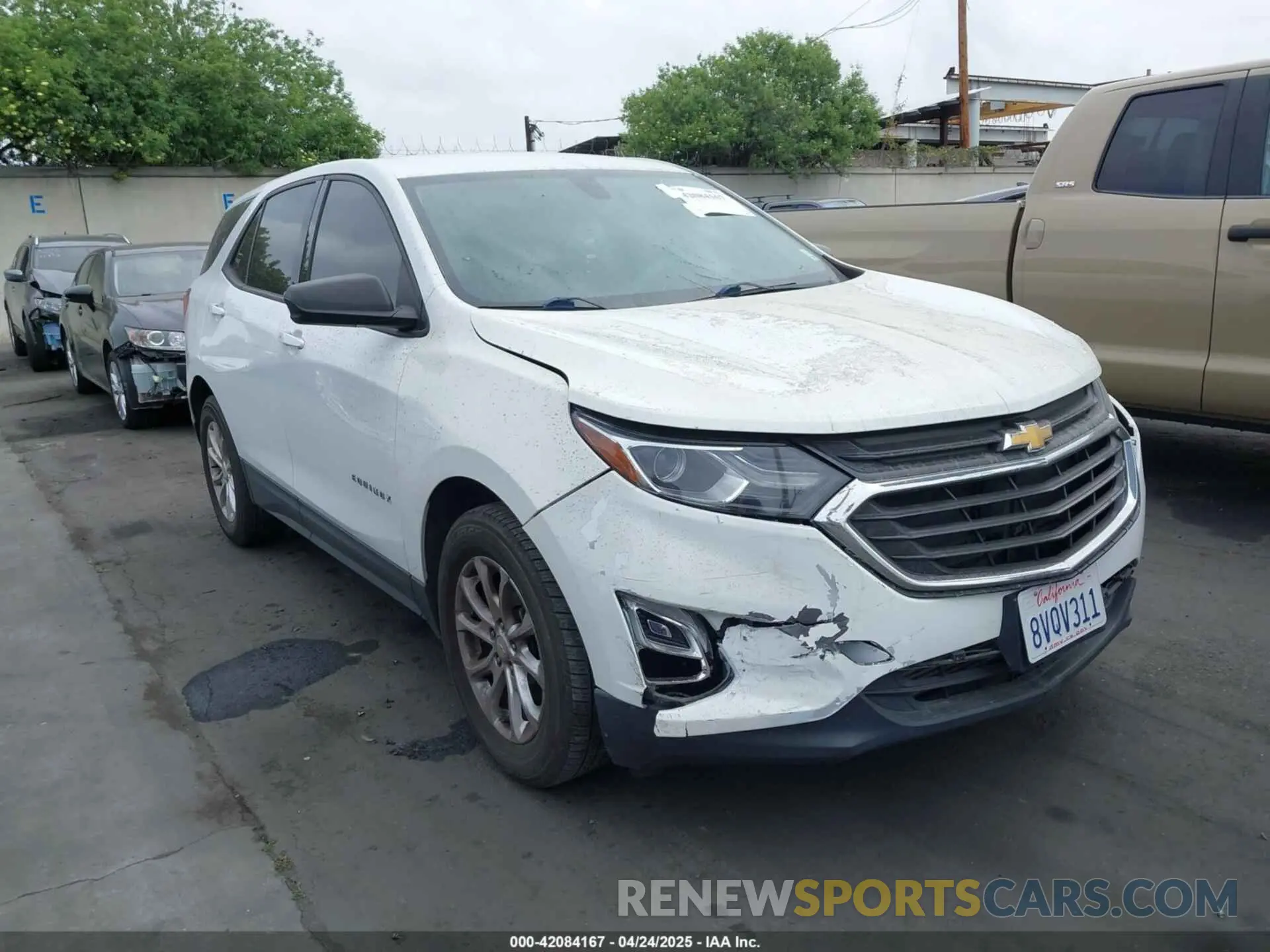 1 fotografías del automóvil dañado 2GNAXHEV8K6108399 CHEVROLET EQUINOX 2019