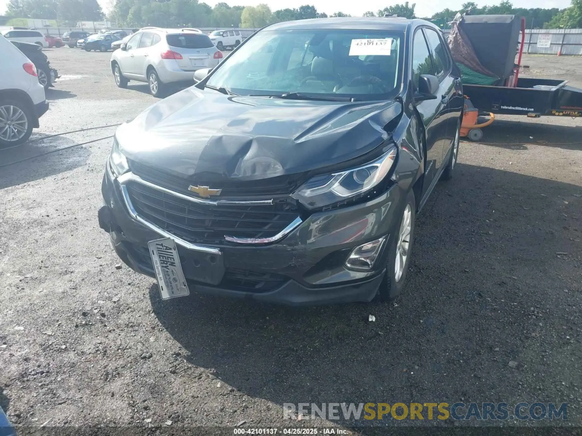 6 fotografías del automóvil dañado 2GNAXHEV9K6146286 CHEVROLET EQUINOX 2019