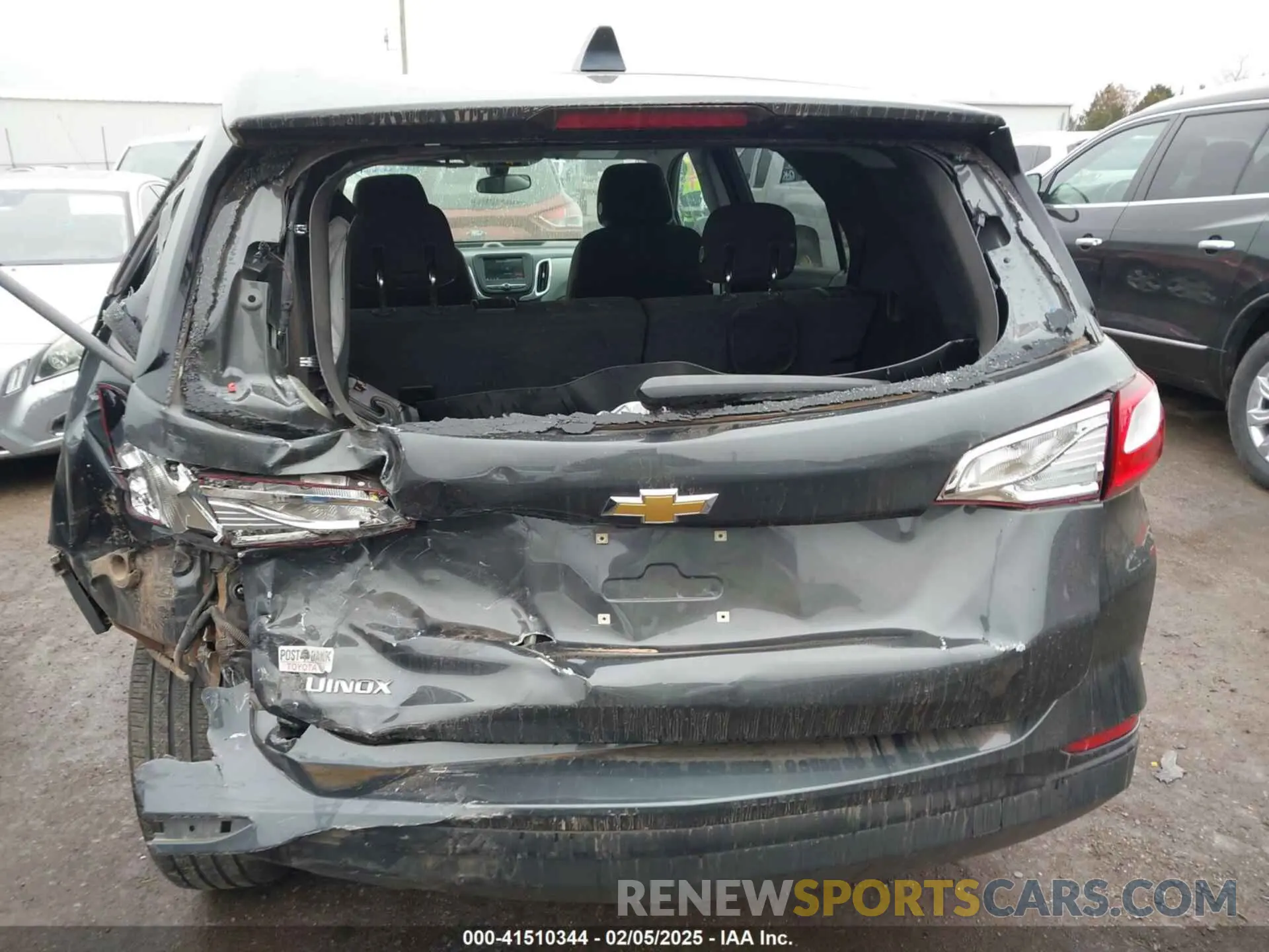 6 fotografías del automóvil dañado 2GNAXHEV9K6285429 CHEVROLET EQUINOX 2019