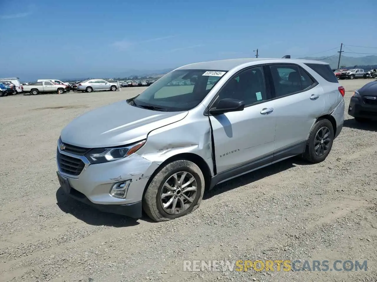 1 fotografías del automóvil dañado 2GNAXHEVXK6201103 CHEVROLET EQUINOX 2019