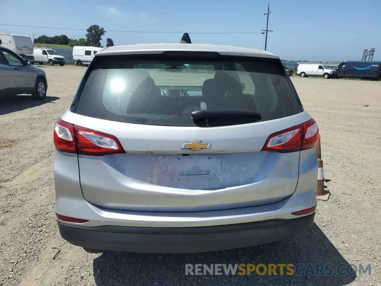 6 fotografías del automóvil dañado 2GNAXHEVXK6201103 CHEVROLET EQUINOX 2019