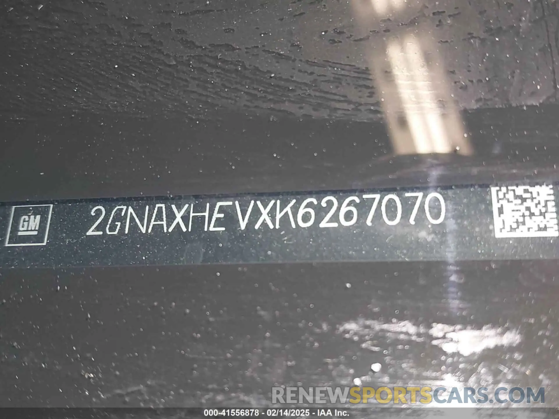 17 fotografías del automóvil dañado 2GNAXHEVXK6267070 CHEVROLET EQUINOX 2019
