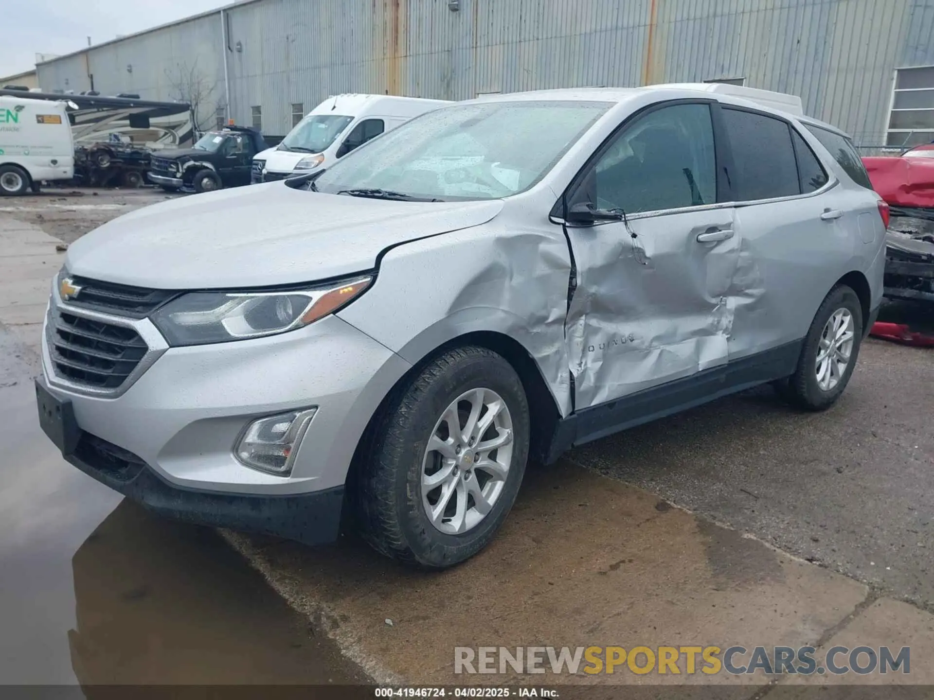 2 fotografías del automóvil dañado 2GNAXJEV0K6224557 CHEVROLET EQUINOX 2019
