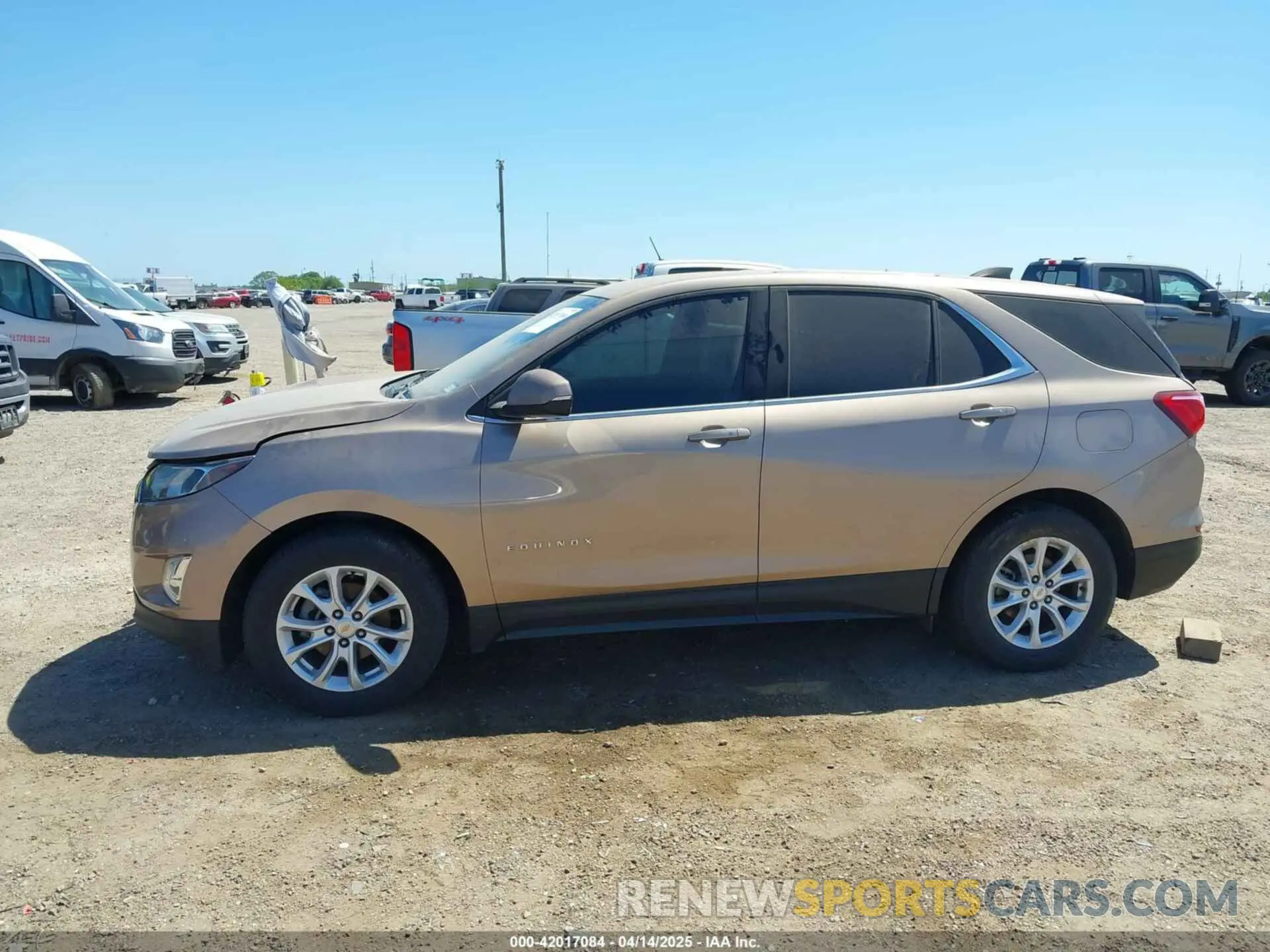 14 fotografías del automóvil dañado 2GNAXJEV2K6239416 CHEVROLET EQUINOX 2019
