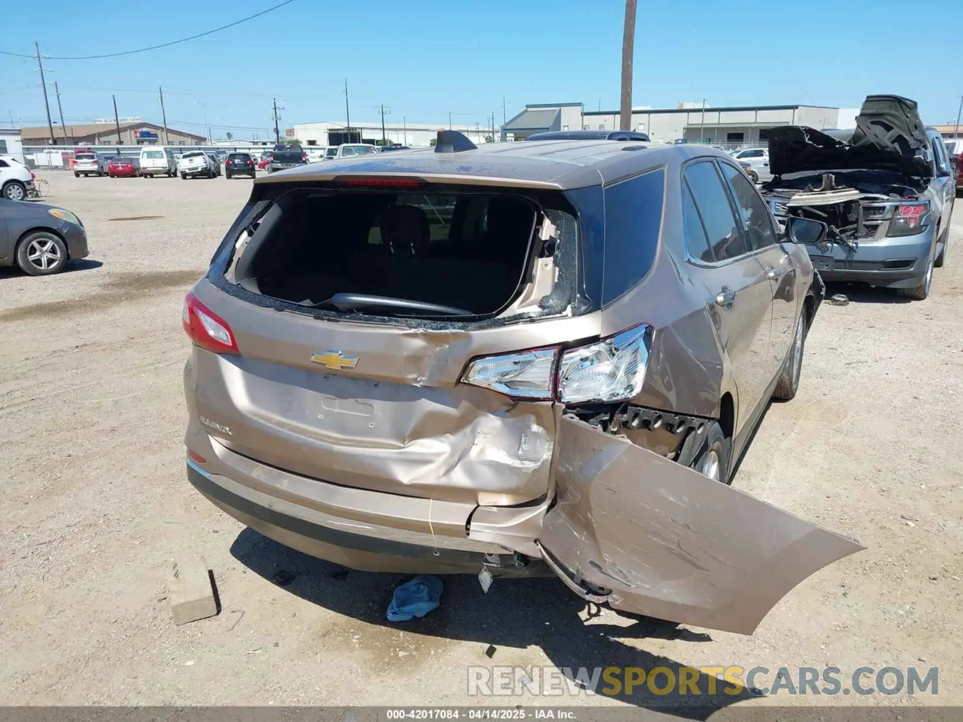 6 fotografías del automóvil dañado 2GNAXJEV2K6239416 CHEVROLET EQUINOX 2019