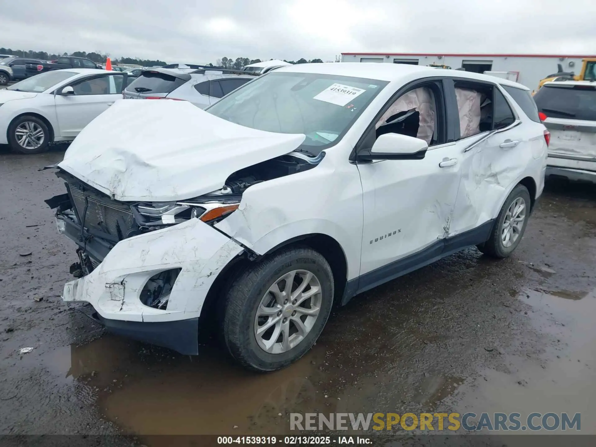 2 fotografías del automóvil dañado 2GNAXJEV2K6246091 CHEVROLET EQUINOX 2019