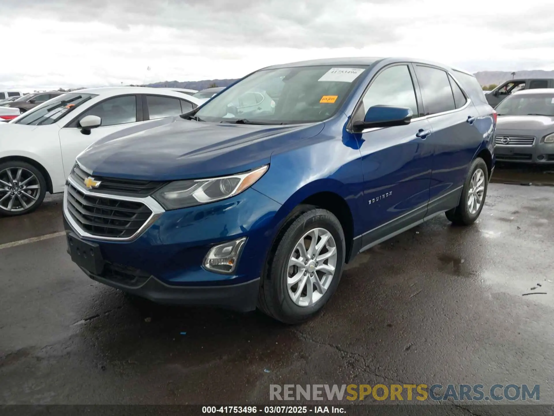 2 fotografías del automóvil dañado 2GNAXKEV0K6133441 CHEVROLET EQUINOX 2019