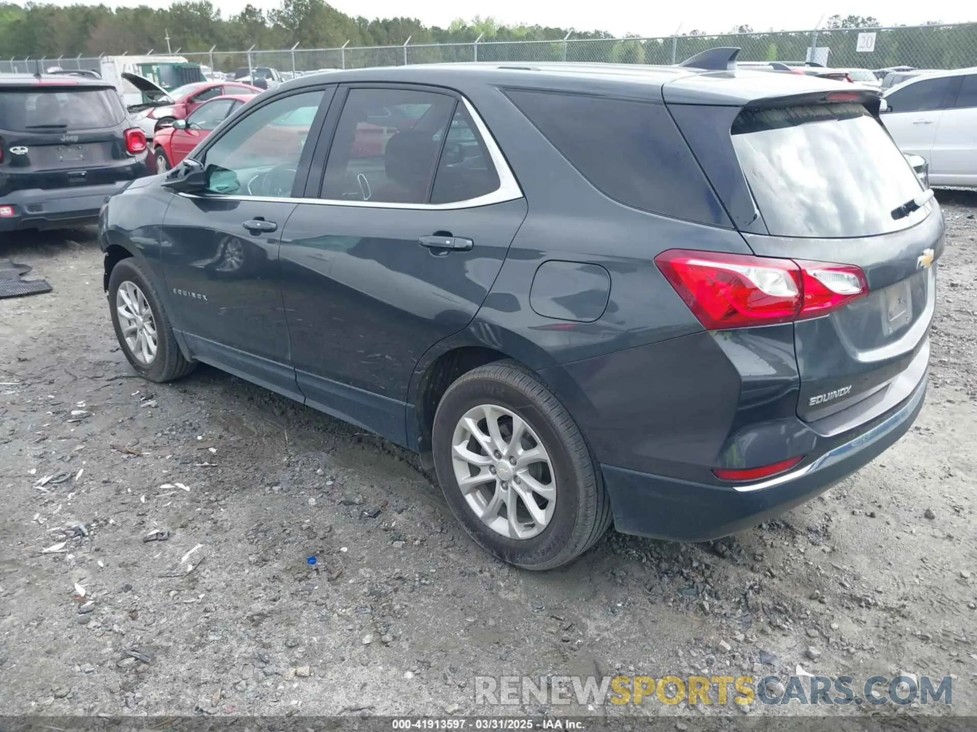3 fotografías del automóvil dañado 2GNAXKEV0K6175950 CHEVROLET EQUINOX 2019