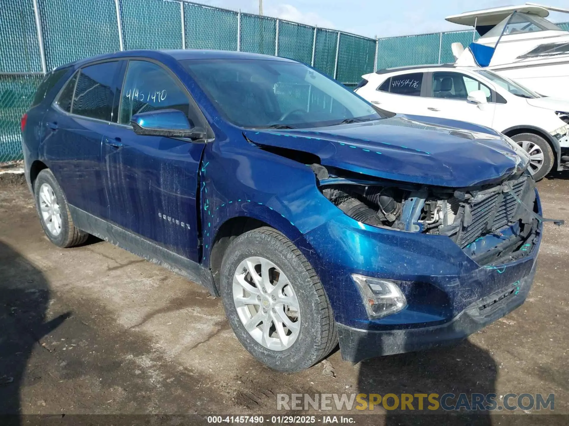 1 fotografías del automóvil dañado 2GNAXKEV0K6296672 CHEVROLET EQUINOX 2019