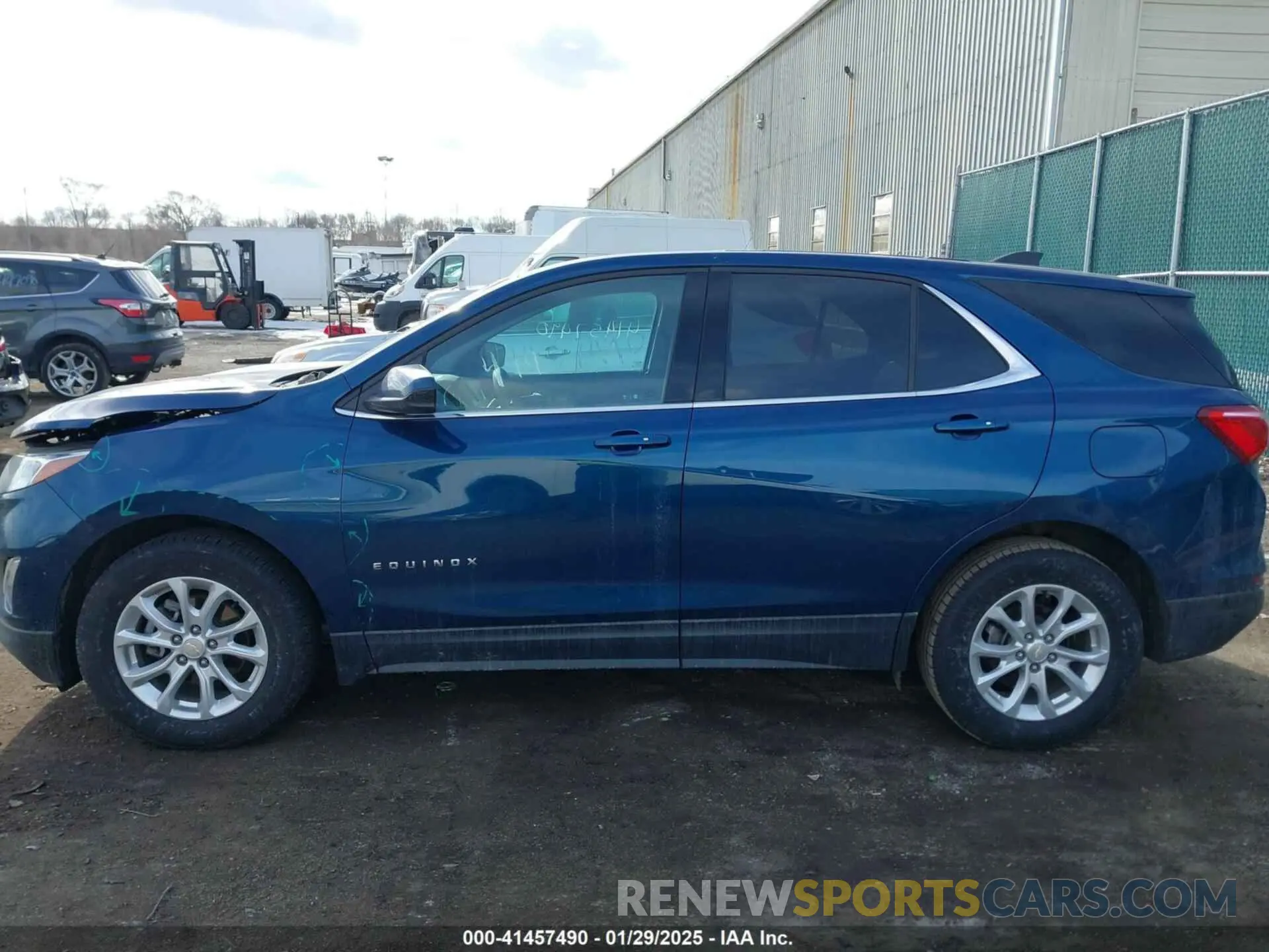 14 fotografías del automóvil dañado 2GNAXKEV0K6296672 CHEVROLET EQUINOX 2019