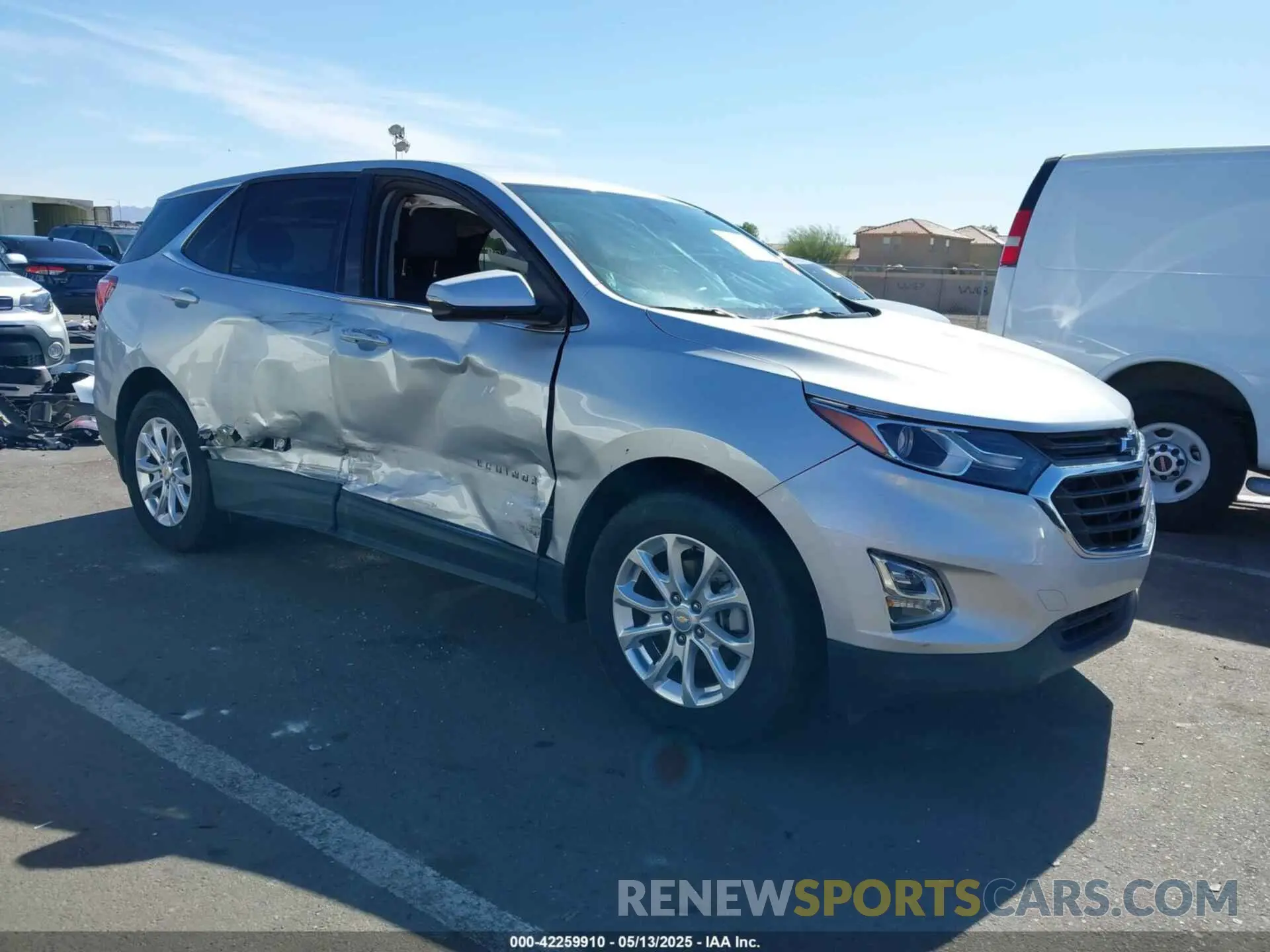 1 fotografías del automóvil dañado 2GNAXKEV1K6186200 CHEVROLET EQUINOX 2019