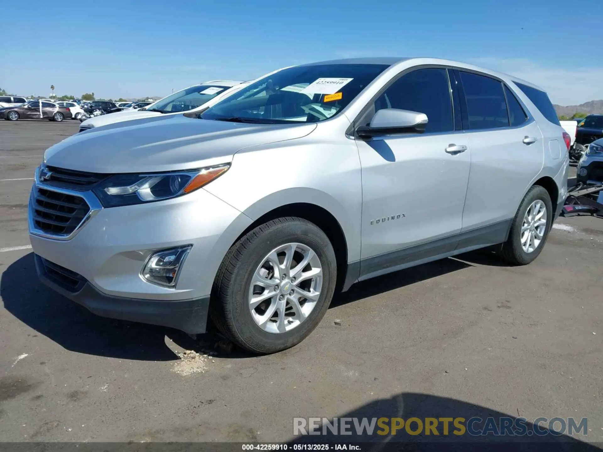 2 fotografías del automóvil dañado 2GNAXKEV1K6186200 CHEVROLET EQUINOX 2019