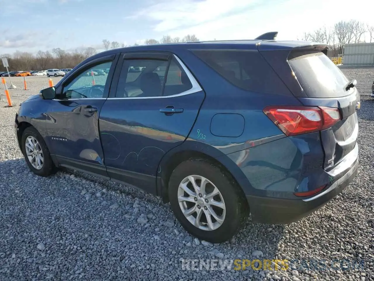 2 fotografías del automóvil dañado 2GNAXKEV1K6201200 CHEVROLET EQUINOX 2019