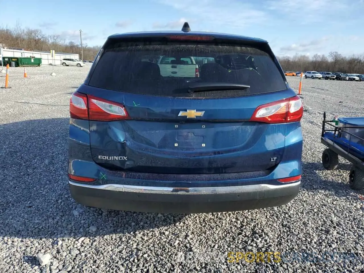 6 fotografías del automóvil dañado 2GNAXKEV1K6201200 CHEVROLET EQUINOX 2019