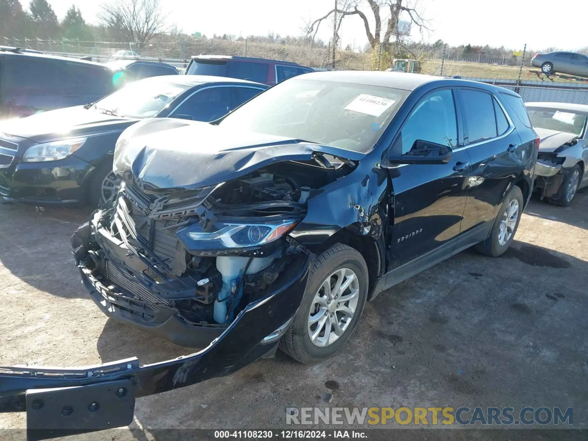 2 fotografías del automóvil dañado 2GNAXKEV2K6119458 CHEVROLET EQUINOX 2019