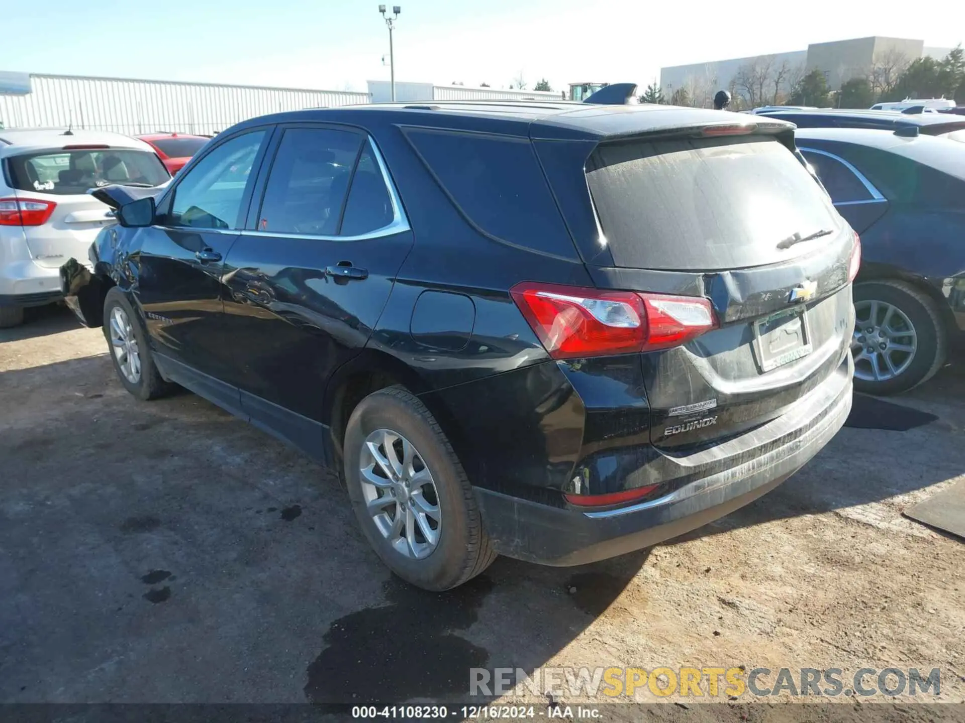3 fotografías del automóvil dañado 2GNAXKEV2K6119458 CHEVROLET EQUINOX 2019
