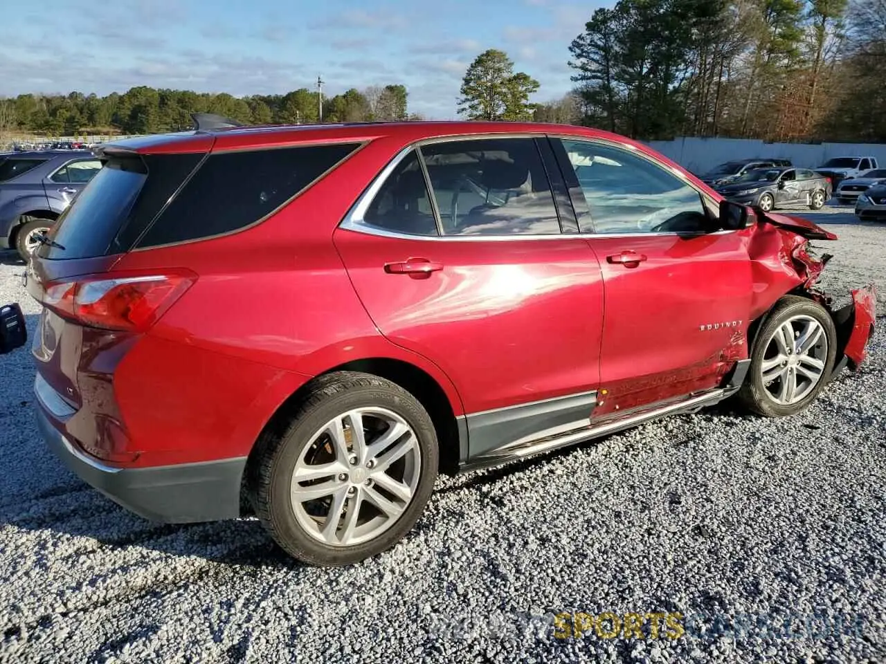 3 fotografías del automóvil dañado 2GNAXKEV2K6132078 CHEVROLET EQUINOX 2019