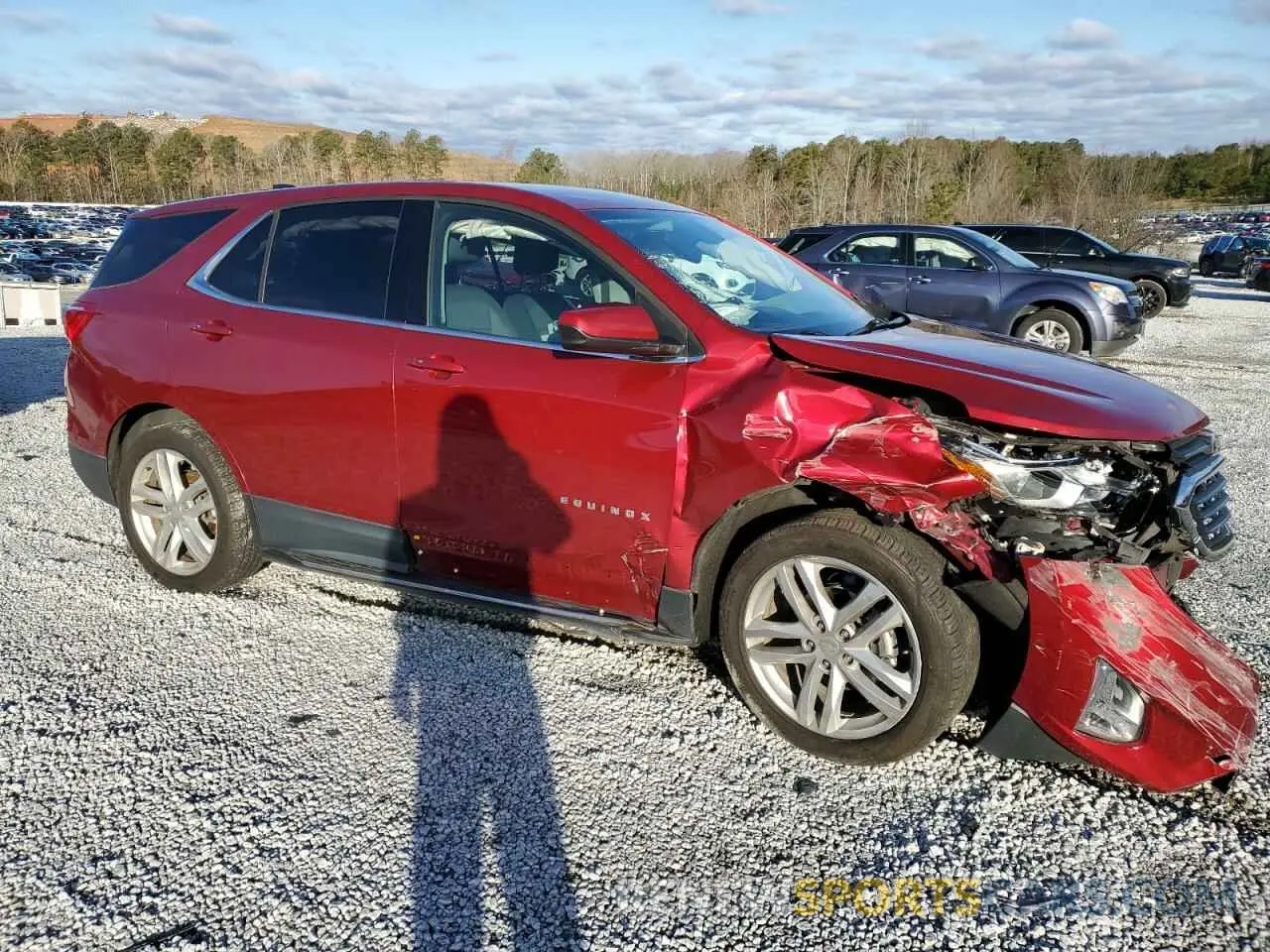 4 fotografías del automóvil dañado 2GNAXKEV2K6132078 CHEVROLET EQUINOX 2019