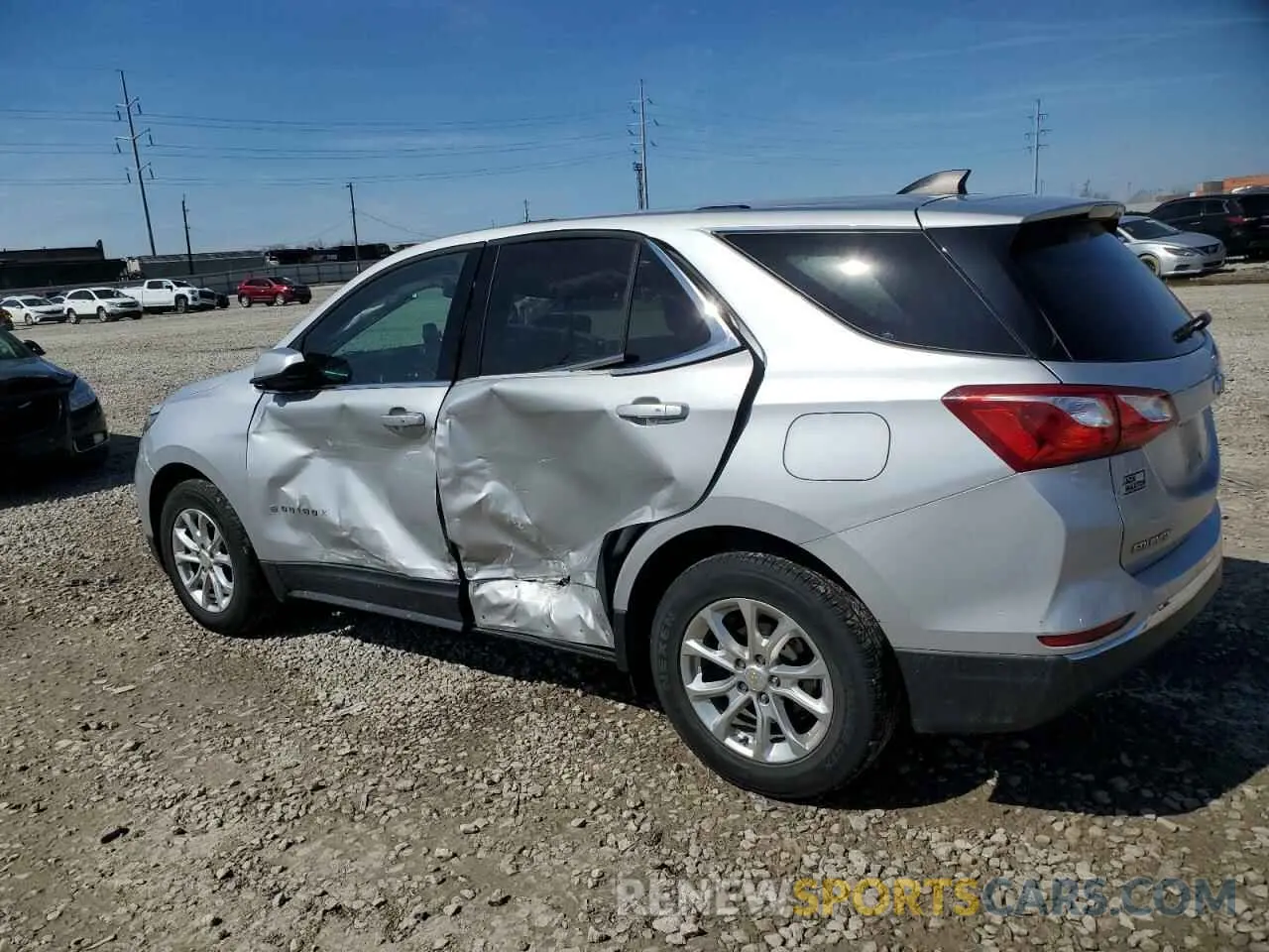 2 fotografías del automóvil dañado 2GNAXKEV2K6152623 CHEVROLET EQUINOX 2019